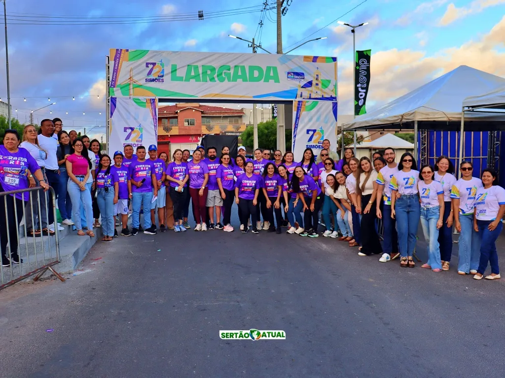 Corrida “Ei, Mermã” reúne 346 participantes e fortalece combate ao feminicídio durante programação dos 72 an