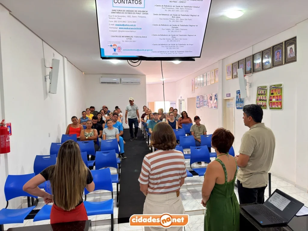 Secretaria de Saúde de Betânia do Piauí promove capacitação sobre notificações de acidentes e agravos relacionados ao tr