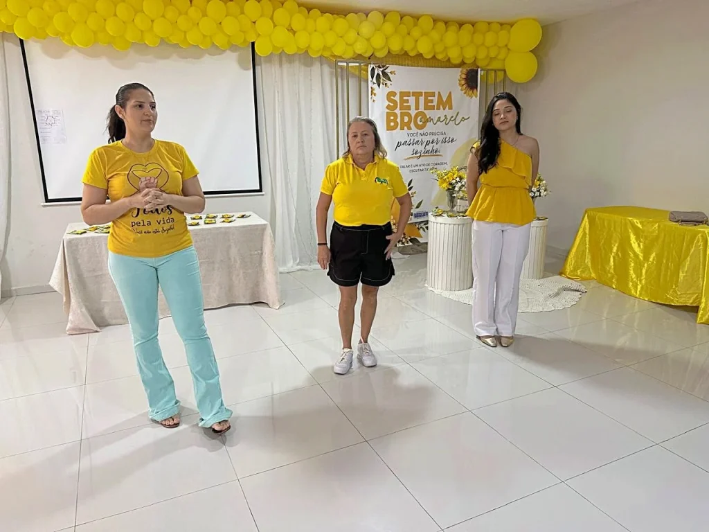 Francisco Santos realiza roda de conversa sobre saúde mental e valorização da vida em ação do Setembro Amarelo
