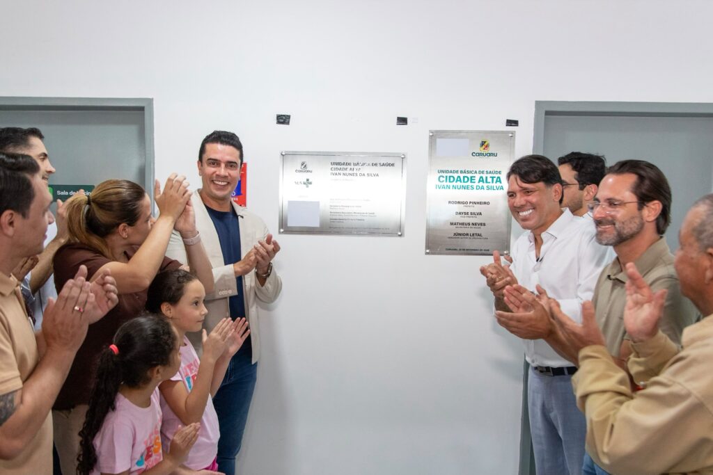 Rodrigo Pinheiro entrega nova UBS na Cidade Alta, em Caruaru