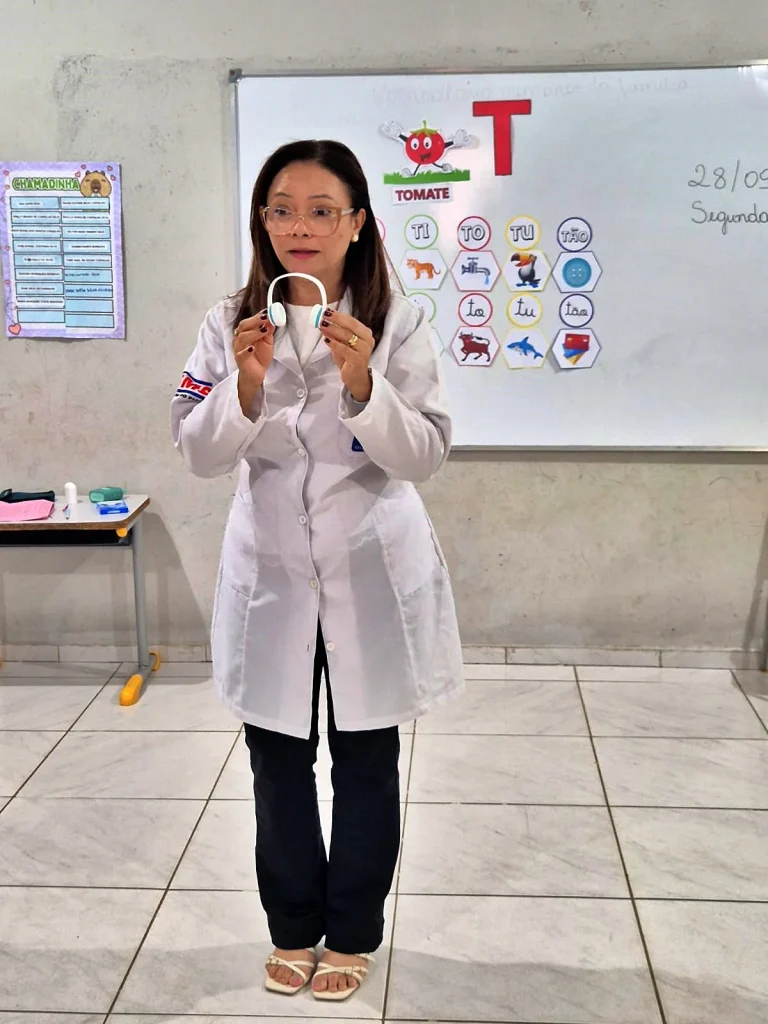Gestão de Belém do Piauí promove ação de saúde auditiva com estudantes da rede municipal